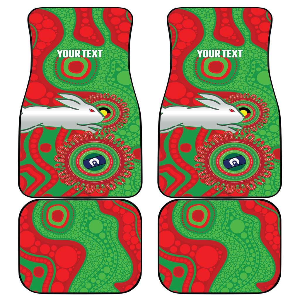 Rabbitohs NAIDOC Week 2026 Personalised Car Mats 50 Years of Deadly Aboriginal Art