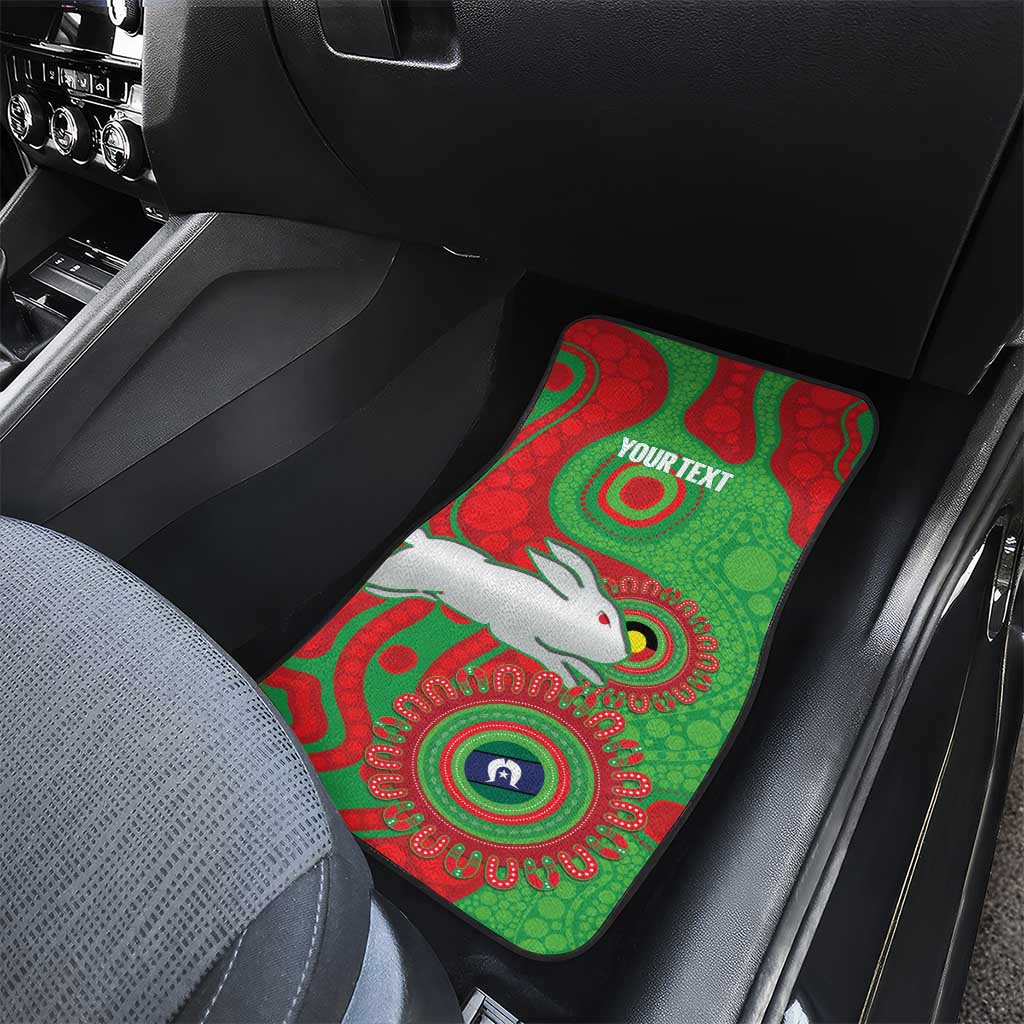 Rabbitohs NAIDOC Week 2026 Personalised Car Mats 50 Years of Deadly Aboriginal Art