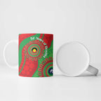 Rabbitohs NAIDOC Week 2026 Personalised Ceramic Mug 50 Years of Deadly Aboriginal Art