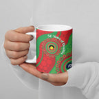Rabbitohs NAIDOC Week 2026 Personalised Ceramic Mug 50 Years of Deadly Aboriginal Art