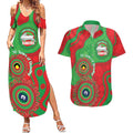 Rabbitohs NAIDOC Week 2026 Personalised Couples Matching Summer Maxi Dress and Hawaiian Shirt 50 Years of Deadly Aboriginal Art