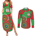 Rabbitohs NAIDOC Week 2026 Personalised Couples Matching Summer Maxi Dress and Long Sleeve Button Shirt 50 Years of Deadly Aboriginal Art