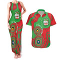 Rabbitohs NAIDOC Week 2026 Personalised Couples Matching Tank Maxi Dress and Hawaiian Shirt 50 Years of Deadly Aboriginal Art