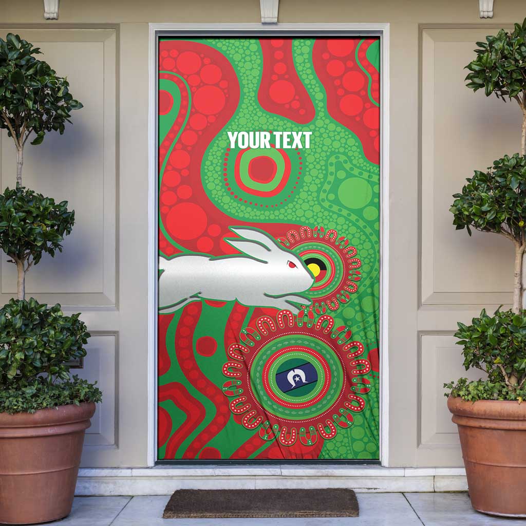 Rabbitohs NAIDOC Week 2026 Personalised Door Cover 50 Years of Deadly Aboriginal Art