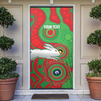 Rabbitohs NAIDOC Week 2026 Personalised Door Cover 50 Years of Deadly Aboriginal Art