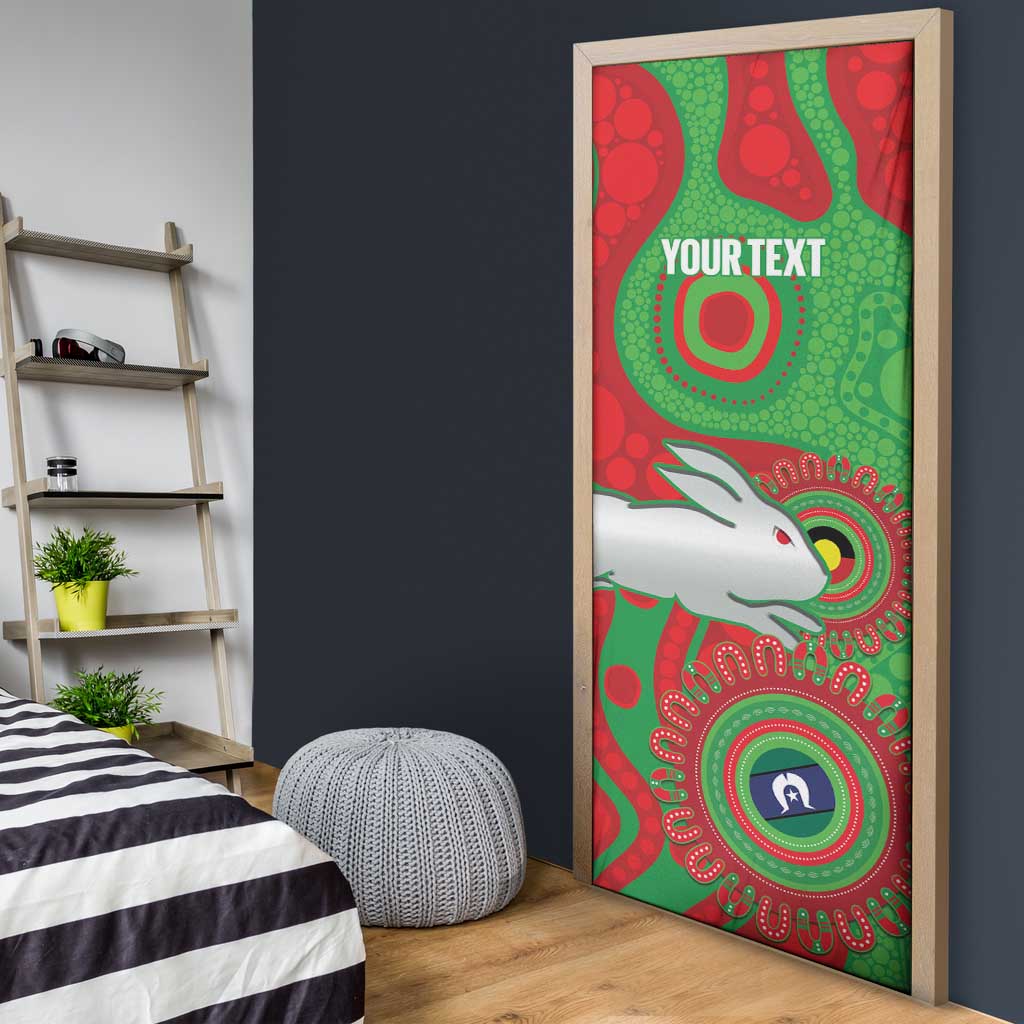 Rabbitohs NAIDOC Week 2026 Personalised Door Cover 50 Years of Deadly Aboriginal Art