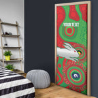 Rabbitohs NAIDOC Week 2026 Personalised Door Cover 50 Years of Deadly Aboriginal Art