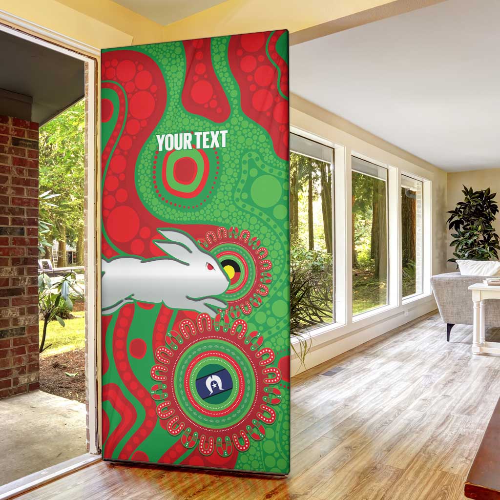 Rabbitohs NAIDOC Week 2026 Personalised Door Cover 50 Years of Deadly Aboriginal Art