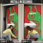 Rabbitohs NAIDOC Week 2026 Personalised Door Cover 50 Years of Deadly Aboriginal Art