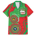 Rabbitohs NAIDOC Week 2026 Personalised Family Matching Summer Maxi Dress and Hawaiian Shirt 50 Years of Deadly Aboriginal Art