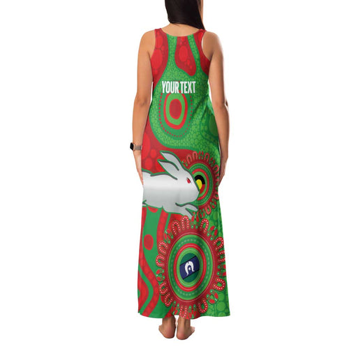 Rabbitohs NAIDOC Week 2026 Personalised Family Matching Tank Maxi Dress and Hawaiian Shirt 50 Years of Deadly Aboriginal Art