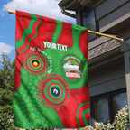 Rabbitohs NAIDOC Week 2026 Personalised Garden Flag 50 Years of Deadly Aboriginal Art