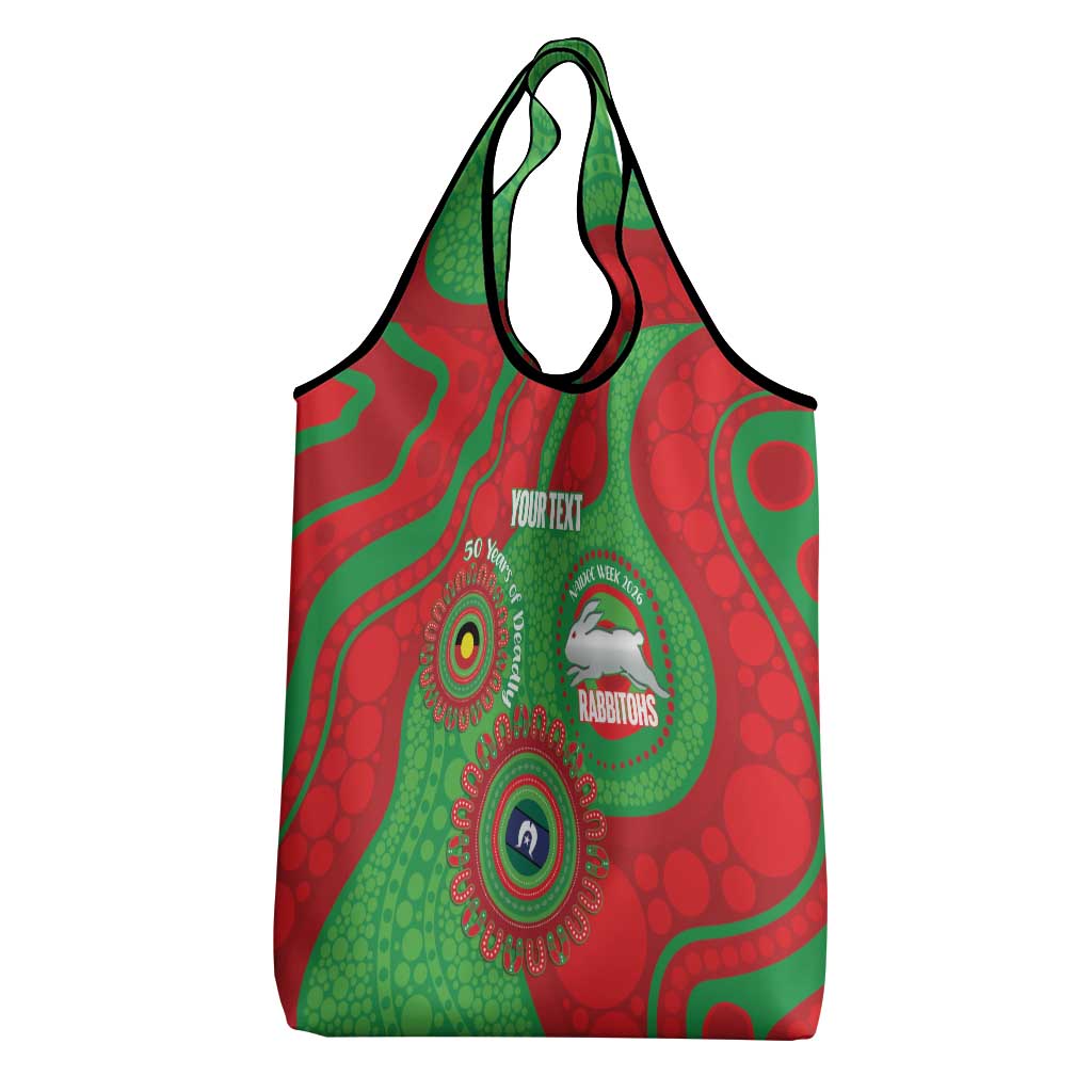 Rabbitohs NAIDOC Week 2026 Personalised Grocery Bag 50 Years of Deadly Aboriginal Art