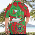 Rabbitohs NAIDOC Week 2026 Personalised Hawaiian Shirt 50 Years of Deadly Aboriginal Art