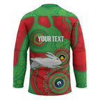 Rabbitohs NAIDOC Week 2026 Personalised Hockey Jersey 50 Years of Deadly Aboriginal Art