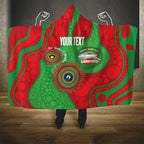 Rabbitohs NAIDOC Week 2026 Personalised Hooded Blanket 50 Years of Deadly Aboriginal Art