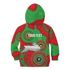 Rabbitohs NAIDOC Week 2026 Personalised Kid Hoodie 50 Years of Deadly Aboriginal Art