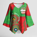 Rabbitohs NAIDOC Week 2026 Personalised Kimono Sleeve Blouse 50 Years of Deadly Aboriginal Art