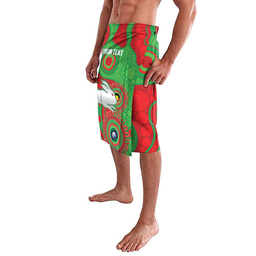 Rabbitohs NAIDOC Week 2026 Personalised Lavalava 50 Years of Deadly Aboriginal Art