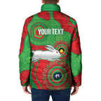 Rabbitohs NAIDOC Week 2026 Personalised Padded Jacket 50 Years of Deadly Aboriginal Art