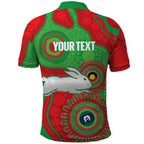Rabbitohs NAIDOC Week 2026 Personalised Polo Shirt 50 Years of Deadly Aboriginal Art