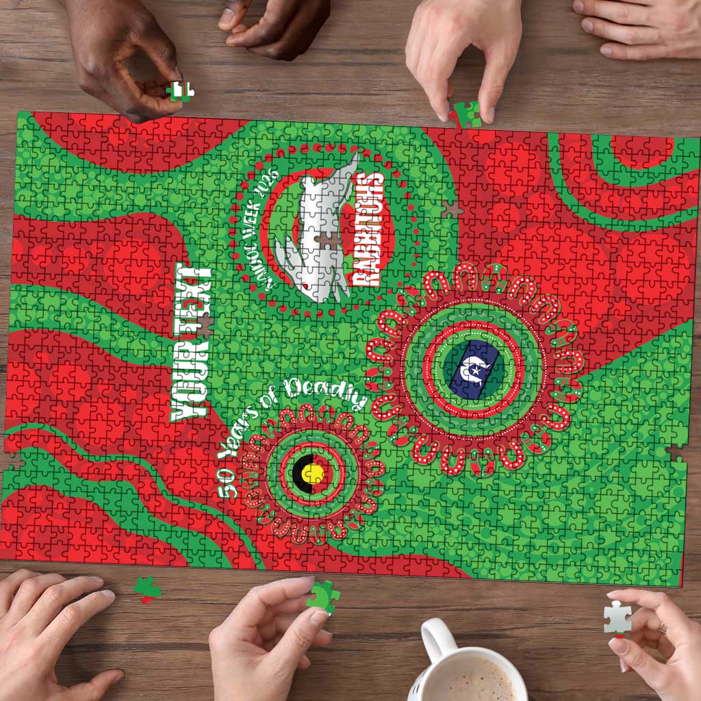 Rabbitohs NAIDOC Week 2026 Personalised Puzzle 50 Years of Deadly Aboriginal Art