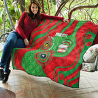 Rabbitohs NAIDOC Week 2026 Personalised Quilt 50 Years of Deadly Aboriginal Art