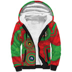 Rabbitohs NAIDOC Week 2026 Personalised Sherpa Hoodie 50 Years of Deadly Aboriginal Art