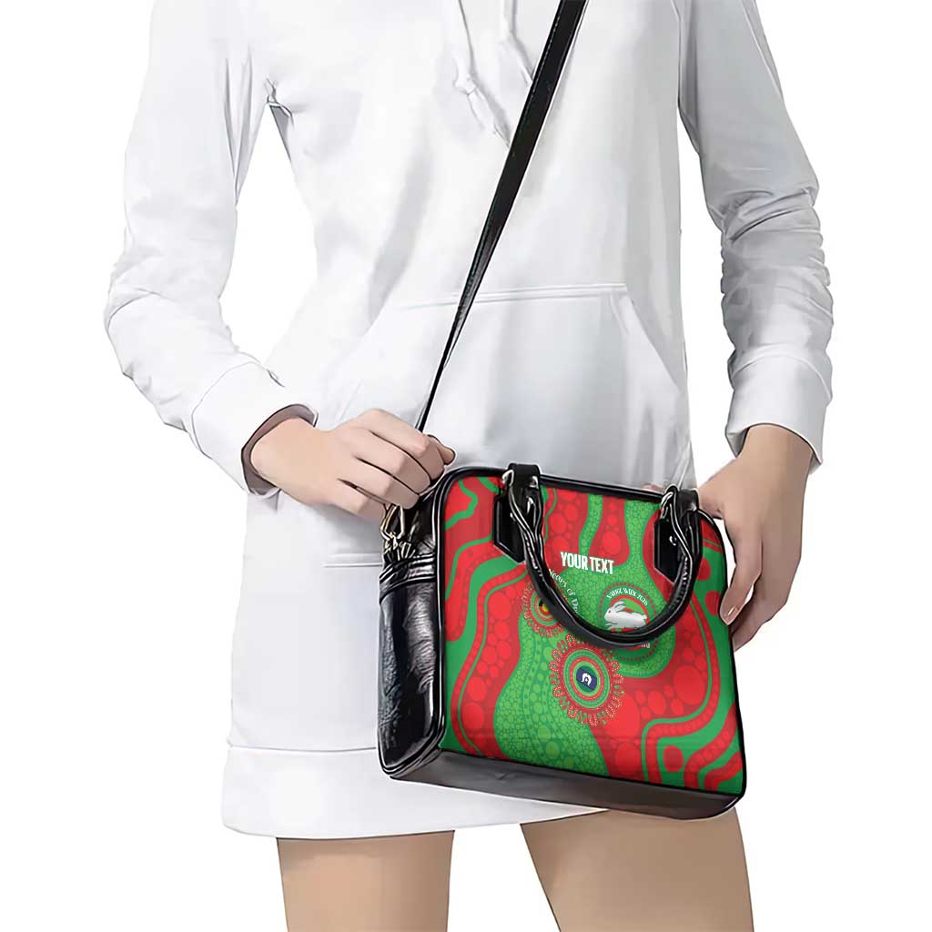 Rabbitohs NAIDOC Week 2026 Personalised Shoulder Handbag 50 Years of Deadly Aboriginal Art