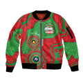 Rabbitohs NAIDOC Week 2026 Personalised Sleeve Zip Bomber Jacket 50 Years of Deadly Aboriginal Art