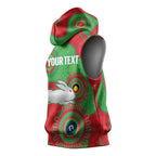 Rabbitohs NAIDOC Week 2026 Personalised Sleeveless Hoodie 50 Years of Deadly Aboriginal Art