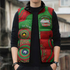 Rabbitohs NAIDOC Week 2026 Personalised Sleeveless Puffer Jacket 50 Years of Deadly Aboriginal Art
