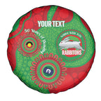 Rabbitohs NAIDOC Week 2026 Personalised Spare Tire Cover 50 Years of Deadly Aboriginal Art