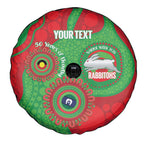 Rabbitohs NAIDOC Week 2026 Personalised Spare Tire Cover 50 Years of Deadly Aboriginal Art