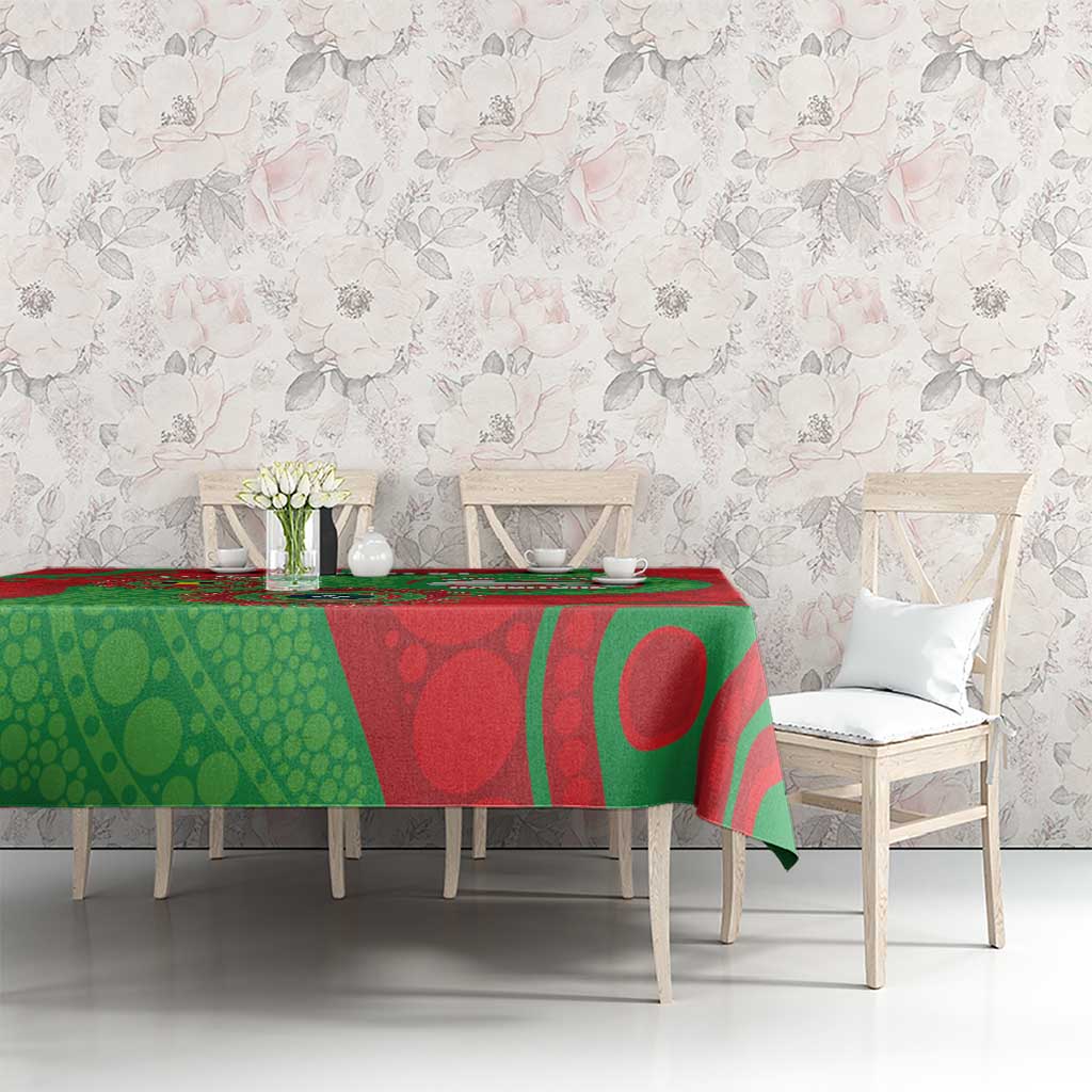 Rabbitohs NAIDOC Week 2026 Personalised Tablecloth 50 Years of Deadly Aboriginal Art