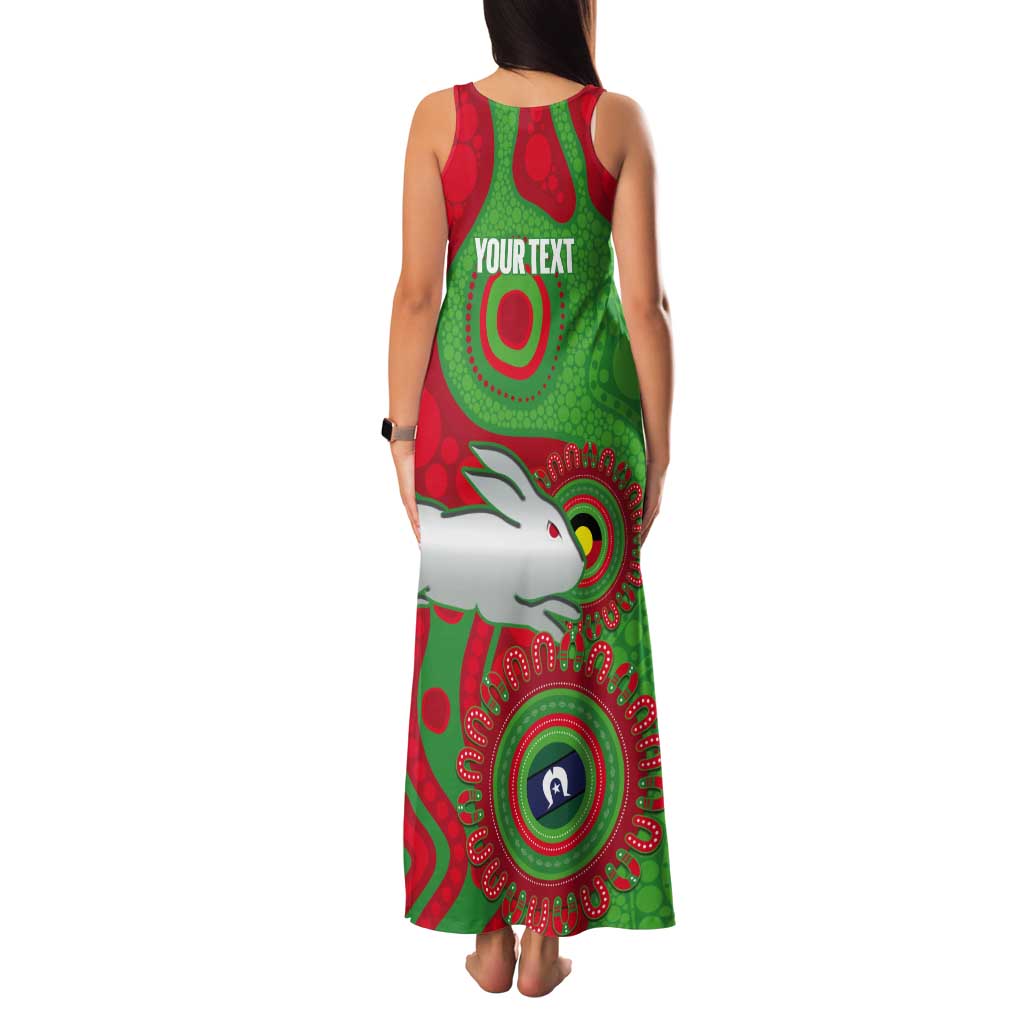 Rabbitohs NAIDOC Week 2026 Personalised Tank Maxi Dress 50 Years of Deadly Aboriginal Art