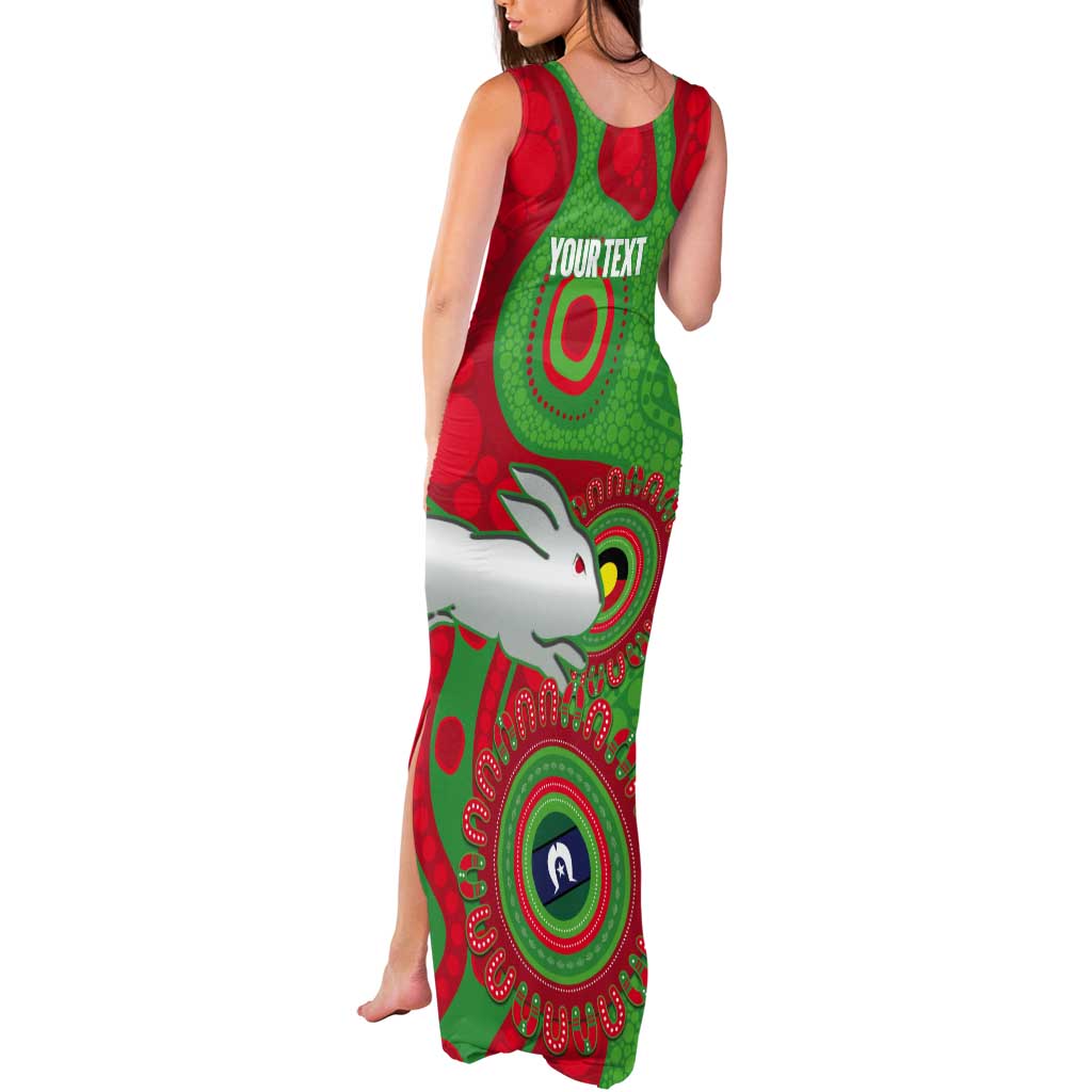 Rabbitohs NAIDOC Week 2026 Personalised Tank Maxi Dress 50 Years of Deadly Aboriginal Art