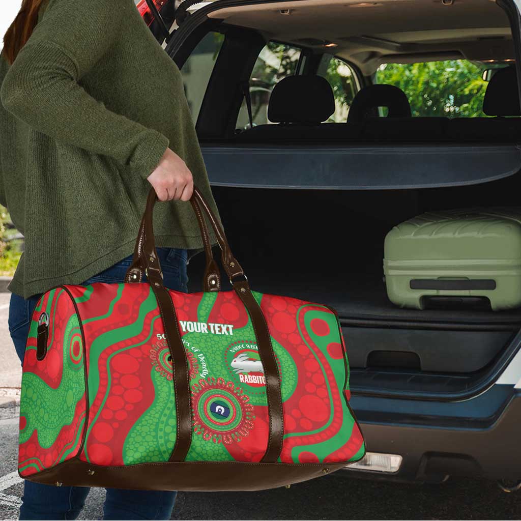 Rabbitohs NAIDOC Week 2026 Personalised Travel Bag 50 Years of Deadly Aboriginal Art