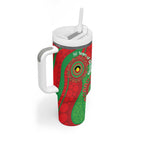 Rabbitohs NAIDOC Week 2026 Personalised Tumbler With Handle 50 Years of Deadly Aboriginal Art