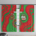 Rabbitohs NAIDOC Week 2026 Personalised Window Curtain 50 Years of Deadly Aboriginal Art