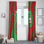 Rabbitohs NAIDOC Week 2026 Personalised Window Curtain 50 Years of Deadly Aboriginal Art
