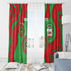 Rabbitohs NAIDOC Week 2026 Personalised Window Curtain 50 Years of Deadly Aboriginal Art
