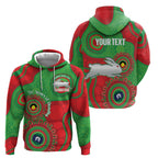 Rabbitohs NAIDOC Week 2026 Personalised Zip Hoodie 50 Years of Deadly Aboriginal Art