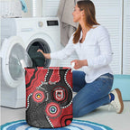 Dragons NAIDOC Week 2026 Personalised Laundry Basket 50 Years of Deadly Aboriginal Art