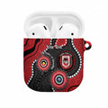 Dragons NAIDOC Week 2026 Personalised AirPods Case 50 Years of Deadly Aboriginal Art