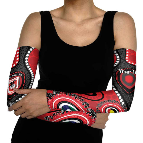 Dragons NAIDOC Week 2026 Personalised Arm Sleeves 50 Years of Deadly Aboriginal Art