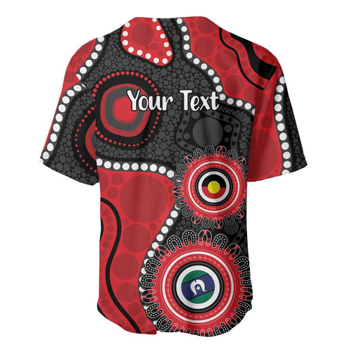 Dragons NAIDOC Week 2026 Personalised Baseball Jersey 50 Years of Deadly Aboriginal Art