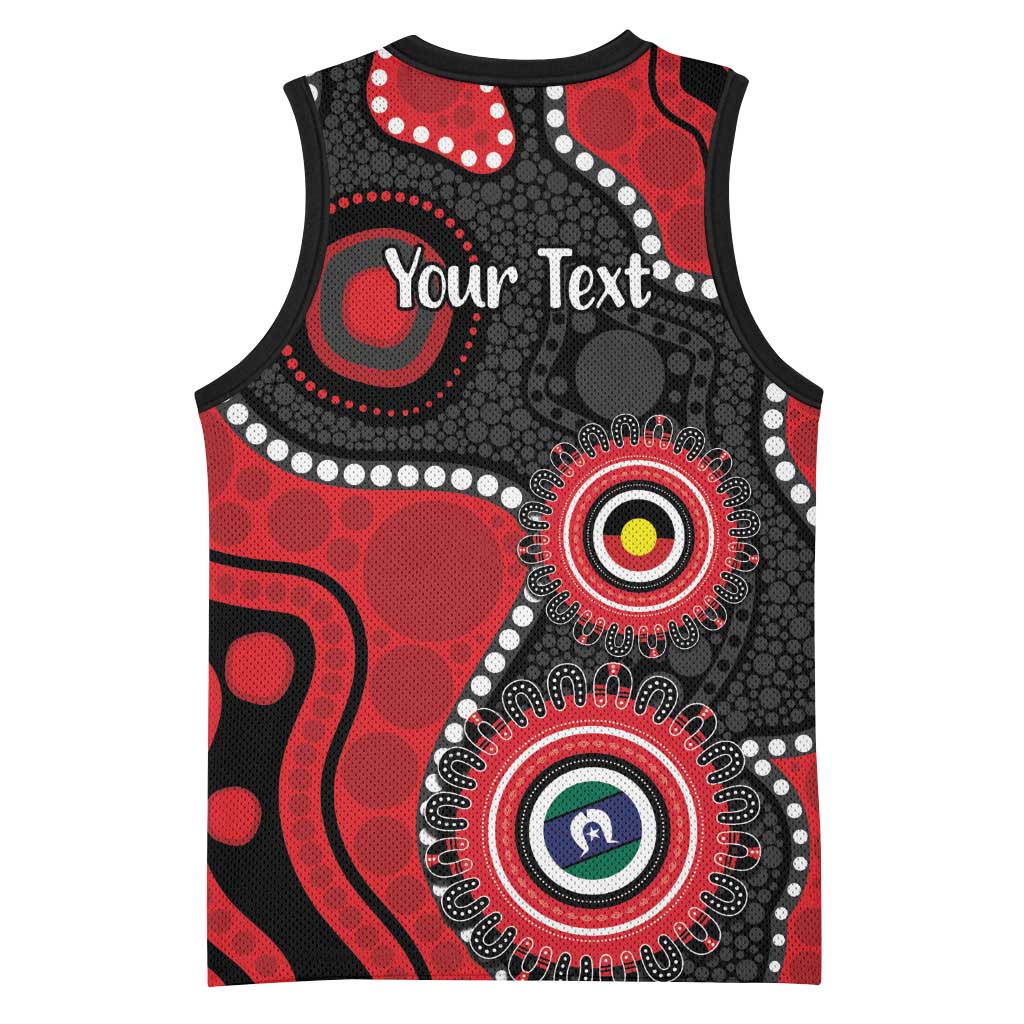 Dragons NAIDOC Week 2026 Personalised Basketball Jersey 50 Years of Deadly Aboriginal Art