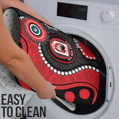 Dragons NAIDOC Week 2026 Personalised Bathroom Set 50 Years of Deadly Aboriginal Art