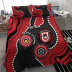 Dragons NAIDOC Week 2026 Personalised Bedding Set 50 Years of Deadly Aboriginal Art